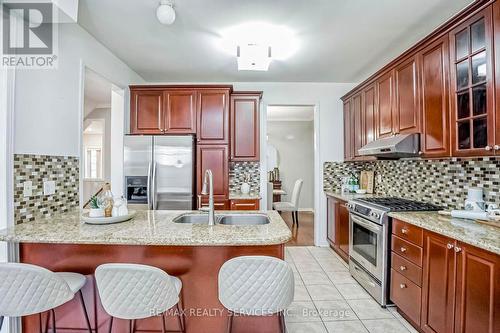 15 Roundstone Drive, Brampton (Credit Valley), ON - Indoor Photo Showing Kitchen With Stainless Steel Kitchen With Double Sink