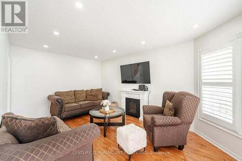 52 Blackwell Place, Brampton (Fletcher'S Creek South), ON - Indoor Photo Showing Living Room With Fireplace