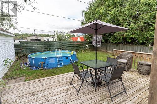 625 Anne Street, Petawawa, ON - Outdoor With Above Ground Pool With Deck Patio Veranda With Backyard