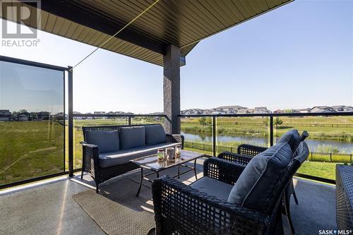 284 Cowan Crescent, Martensville, SK - Outdoor With Deck Patio Veranda With View With Exterior