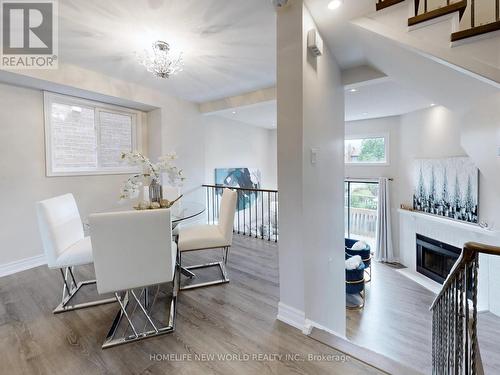 95 Cottonwood Court, Markham (Bayview Fairway-Bayview Country Club Estates), ON - Indoor Photo Showing Dining Room With Fireplace