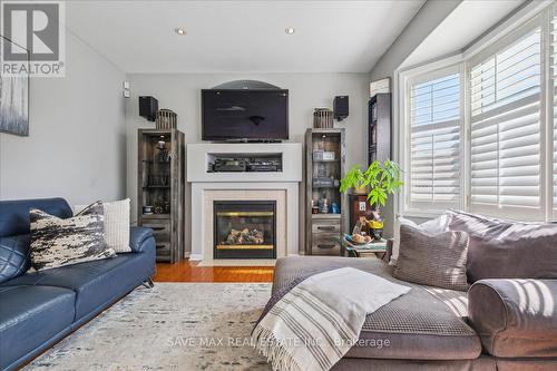 15 Balmy Way, Brampton, ON - Indoor Photo Showing Living Room With Fireplace