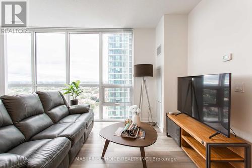 1407 - 3975 Grand Park Drive, Mississauga (City Centre), ON - Indoor Photo Showing Living Room