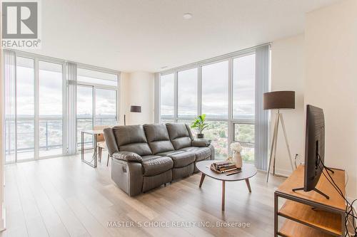 1407 - 3975 Grand Park Drive, Mississauga (City Centre), ON - Indoor Photo Showing Living Room