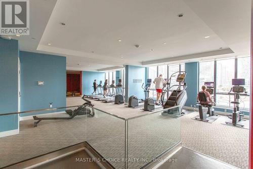 1407 - 3975 Grand Park Drive, Mississauga (City Centre), ON - Indoor Photo Showing Gym Room