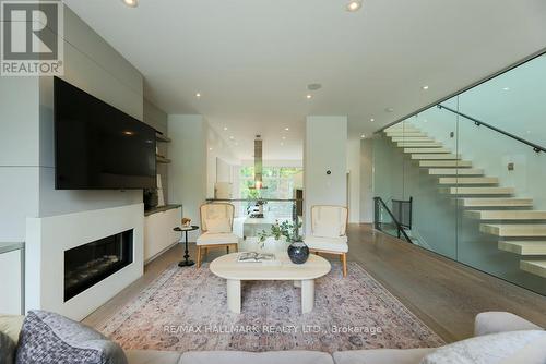 215 Douglas Avenue, Toronto (Lawrence Park North), ON - Indoor Photo Showing Living Room With Fireplace