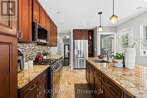 17 Battlefield Drive, Hamilton, ON - Indoor Photo Showing Kitchen With Stainless Steel Kitchen With Upgraded Kitchen