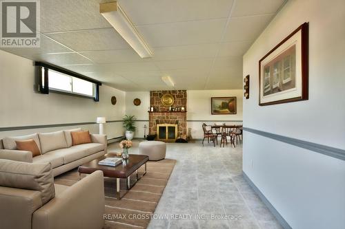 9 Anne Street, Penetanguishene, ON - Indoor Photo Showing Living Room With Fireplace