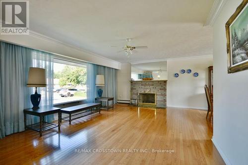 9 Anne Street, Penetanguishene, ON - Indoor Photo Showing Living Room With Fireplace