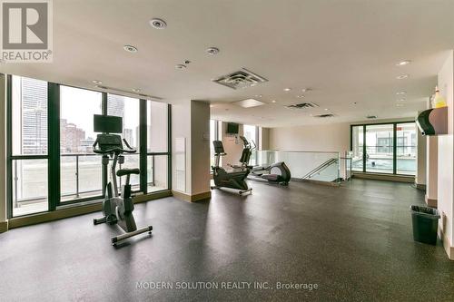 2404 - 3985 Grand Park Drive, Mississauga, ON - Indoor Photo Showing Gym Room