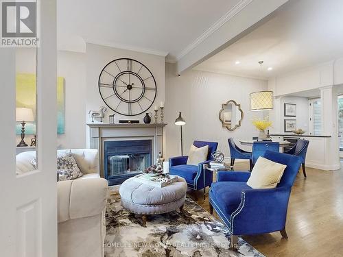 9 Sword Street, Toronto (Cabbagetown-South St. James Town), ON - Indoor Photo Showing Living Room With Fireplace