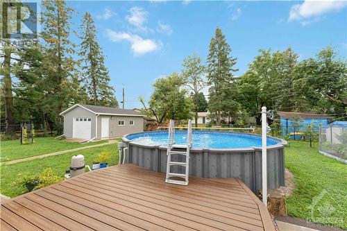 20 Johnwoods Street, Ottawa, ON - Outdoor With Above Ground Pool With Backyard