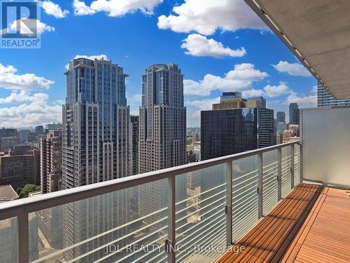 3213 - 386 Yonge Street, Toronto, ON - Outdoor With Balcony With View