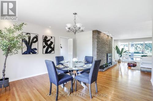 273 Roger Road, Ottawa, ON - Indoor Photo Showing Dining Room With Fireplace