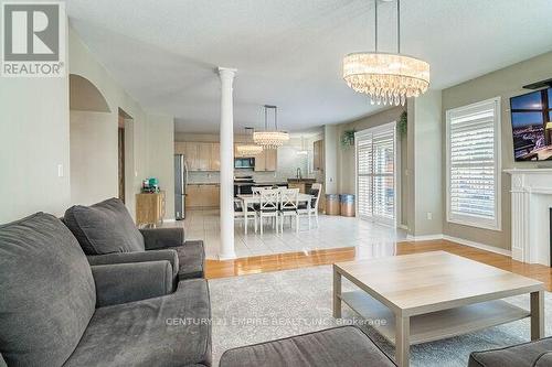 120 Fred Young Drive, Toronto (Downsview-Roding-Cfb), ON - Indoor Photo Showing Living Room With Fireplace