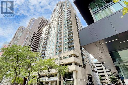 903 - 750 Bay Street, Toronto, ON - Outdoor With Balcony With Facade