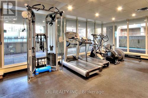 903 - 750 Bay Street, Toronto, ON - Indoor Photo Showing Gym Room