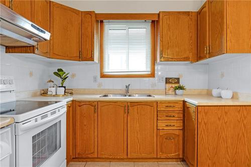 41 Elora Drive, Hamilton, ON - Indoor Photo Showing Kitchen With Double Sink