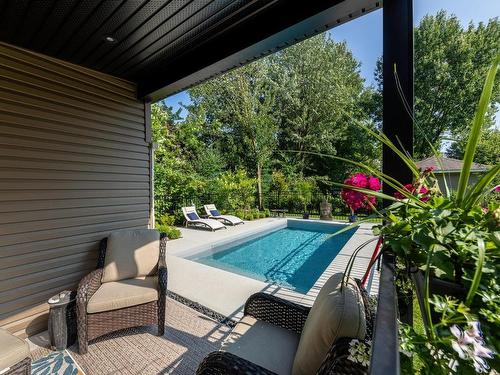 Piscine - 886 Rue Bellerive, Saint-Jean-Sur-Richelieu, QC - Outdoor With In Ground Pool With Deck Patio Veranda With Exterior