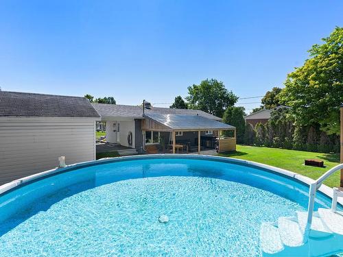 Piscine - 3185 Rue Des Métayers, Québec (Beauport), QC - Outdoor With Above Ground Pool With Backyard With Exterior