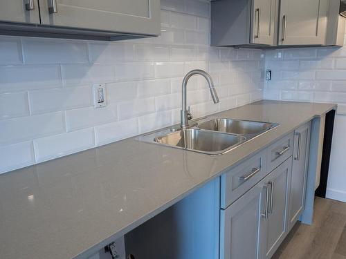 Cuisine - 9104 Av. Joseph-Mélançon, Montréal (Ahuntsic-Cartierville), QC - Indoor Photo Showing Kitchen With Double Sink