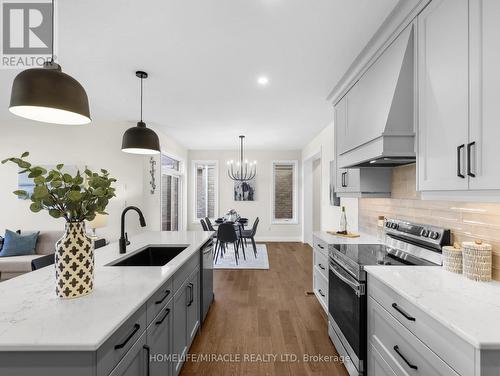 111 Livingston Drive, Tillsonburg, ON - Indoor Photo Showing Kitchen With Upgraded Kitchen