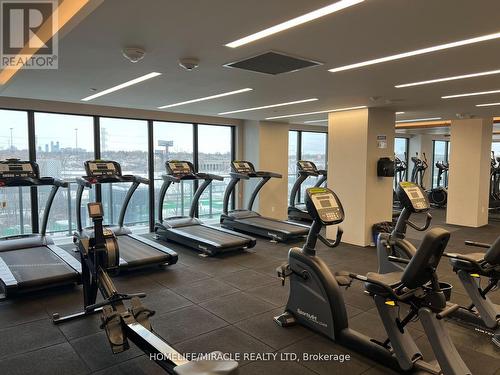 5901 - 30 Shore Breeze Drive, Toronto, ON - Indoor Photo Showing Gym Room