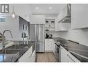 1038 Wilson Avenue, Kelowna, BC  - Indoor Photo Showing Kitchen With Double Sink With Upgraded Kitchen 