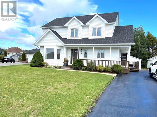 8 Beeton Place, Grand Falls-Windsor, NL - Outdoor With Deck Patio Veranda With Facade