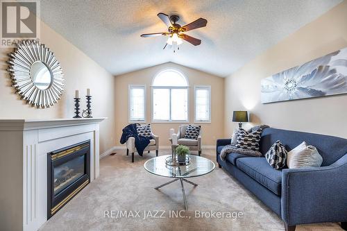 19 Wilkins Crescent, Clarington (Courtice), ON - Indoor Photo Showing Living Room With Fireplace