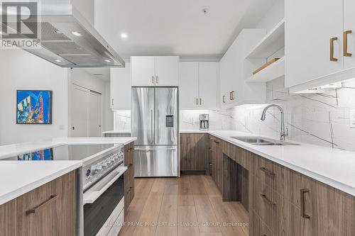 103 - 77 Yates Street, St. Catharines, ON - Indoor Photo Showing Kitchen With Double Sink With Upgraded Kitchen