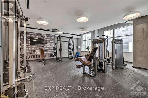 1507 - 105 Champagne Avenue, Ottawa, ON - Indoor Photo Showing Gym Room