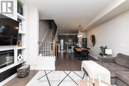 45 - 79 Elder Avenue, Toronto (Long Branch), ON - Indoor Photo Showing Living Room With Fireplace