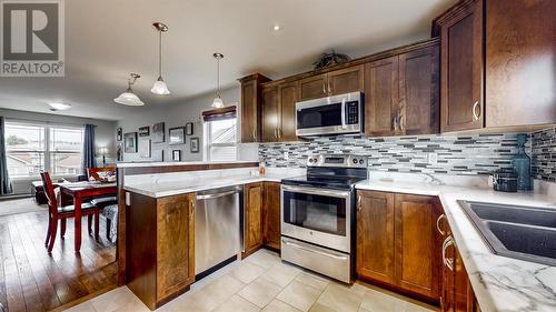 5 Truxtun Place, Mount Pearl, NL - Indoor Photo Showing Kitchen With Double Sink With Upgraded Kitchen