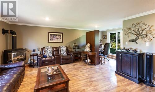 39 Donna Road, Paradise, NL - Indoor Photo Showing Living Room With Fireplace