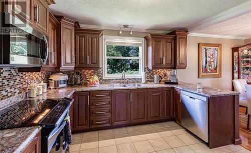 39 Donna Road, Paradise, NL - Indoor Photo Showing Kitchen With Double Sink