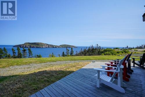 22 Grady'S Point Road, Bauline East, NL - Outdoor With Body Of Water With Deck Patio Veranda With View