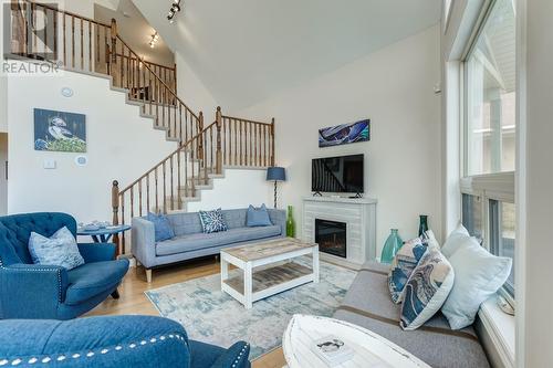 22 Grady'S Point Road, Bauline East, NL - Indoor Photo Showing Living Room With Fireplace