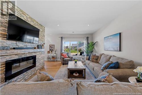 48 Belay, Moncton, NB - Indoor Photo Showing Living Room With Fireplace