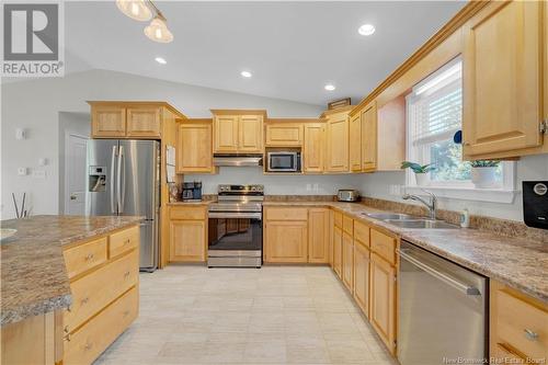 28 Isaac Street, Rothesay, NB - Indoor Photo Showing Kitchen With Double Sink