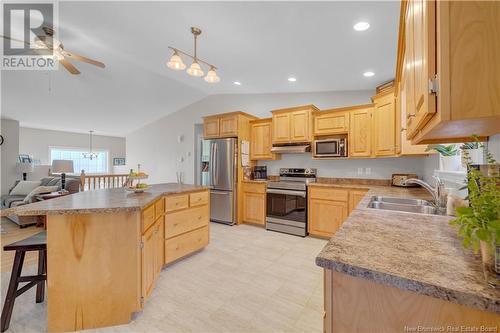 28 Isaac Street, Rothesay, NB - Indoor Photo Showing Kitchen With Double Sink