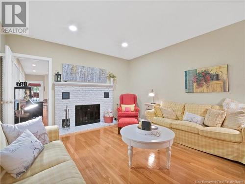 49 Silverwood Crescent, Moncton, NB - Indoor Photo Showing Living Room With Fireplace