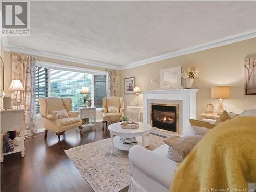 49 Silverwood Crescent, Moncton, NB - Indoor Photo Showing Living Room With Fireplace