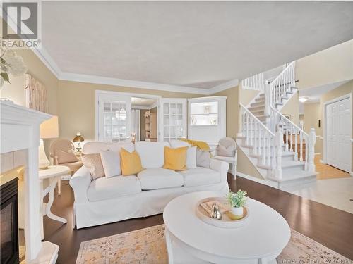 49 Silverwood Crescent, Moncton, NB - Indoor Photo Showing Living Room With Fireplace