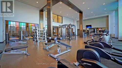 1710 - 12 Gandhi Lane, Markham (Commerce Valley), ON - Indoor Photo Showing Gym Room