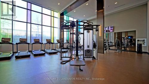 1710 - 12 Gandhi Lane, Markham (Commerce Valley), ON - Indoor Photo Showing Gym Room