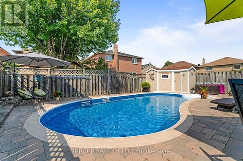 31 Nickel Crescent, Brampton, ON - Outdoor With In Ground Pool With Deck Patio Veranda With Backyard