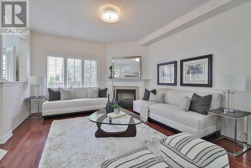 27 Asner Avenue, Vaughan, ON - Indoor Photo Showing Living Room With Fireplace