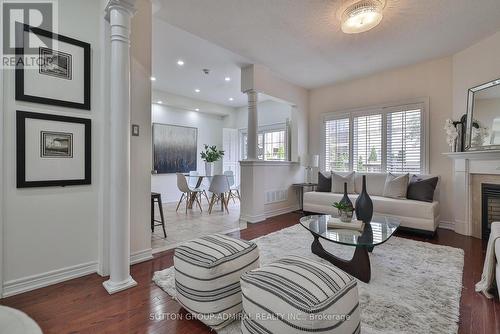 27 Asner Avenue, Vaughan, ON - Indoor Photo Showing Living Room With Fireplace