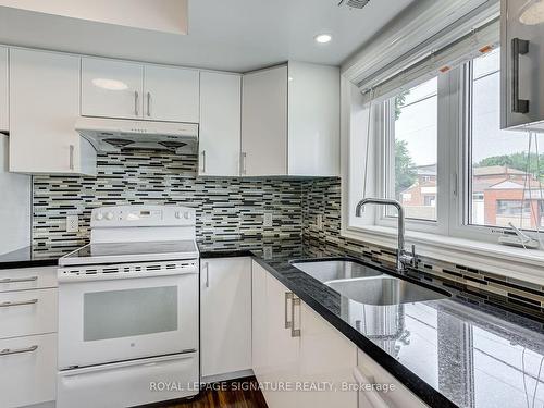 Main-250 Nairn Ave, Toronto, ON - Indoor Photo Showing Kitchen With Double Sink With Upgraded Kitchen